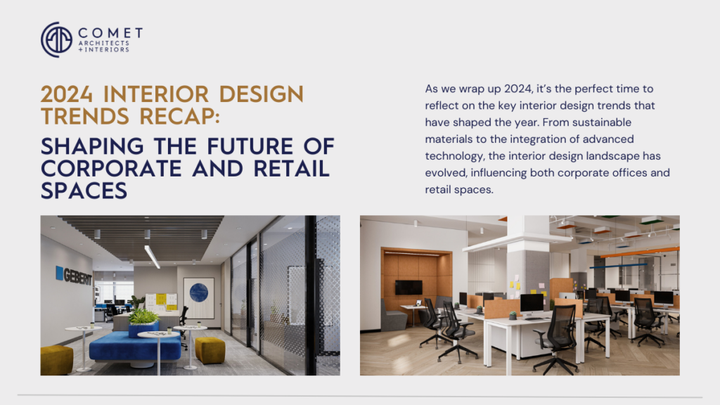 2024 Interior Design Trends Recap: Shaping the Future of Corporate and Retail Spaces