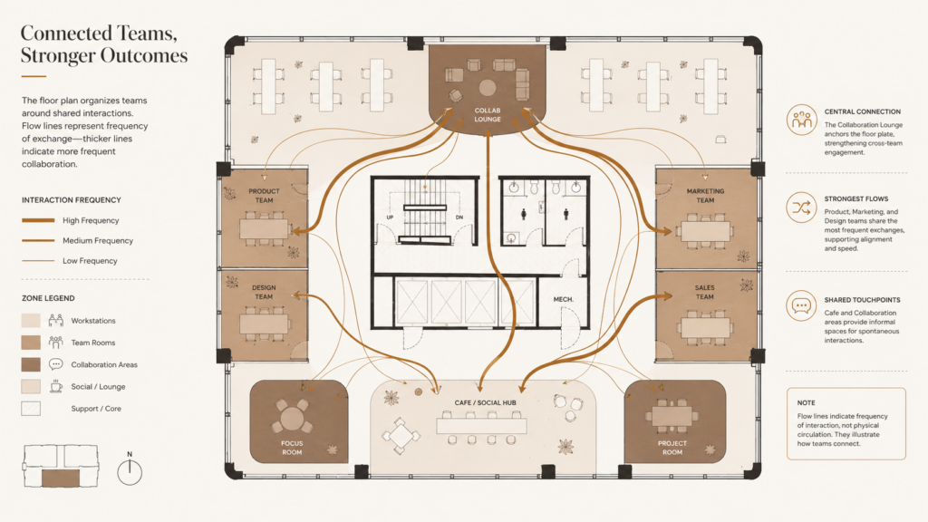 design intelligence reading how work moves through an office