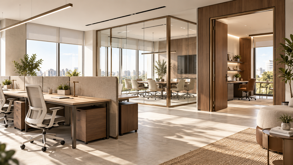 choosing between office furniture partitions and enclosure